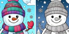 BTS Winter Coloring